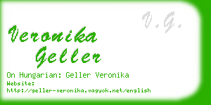 veronika geller business card